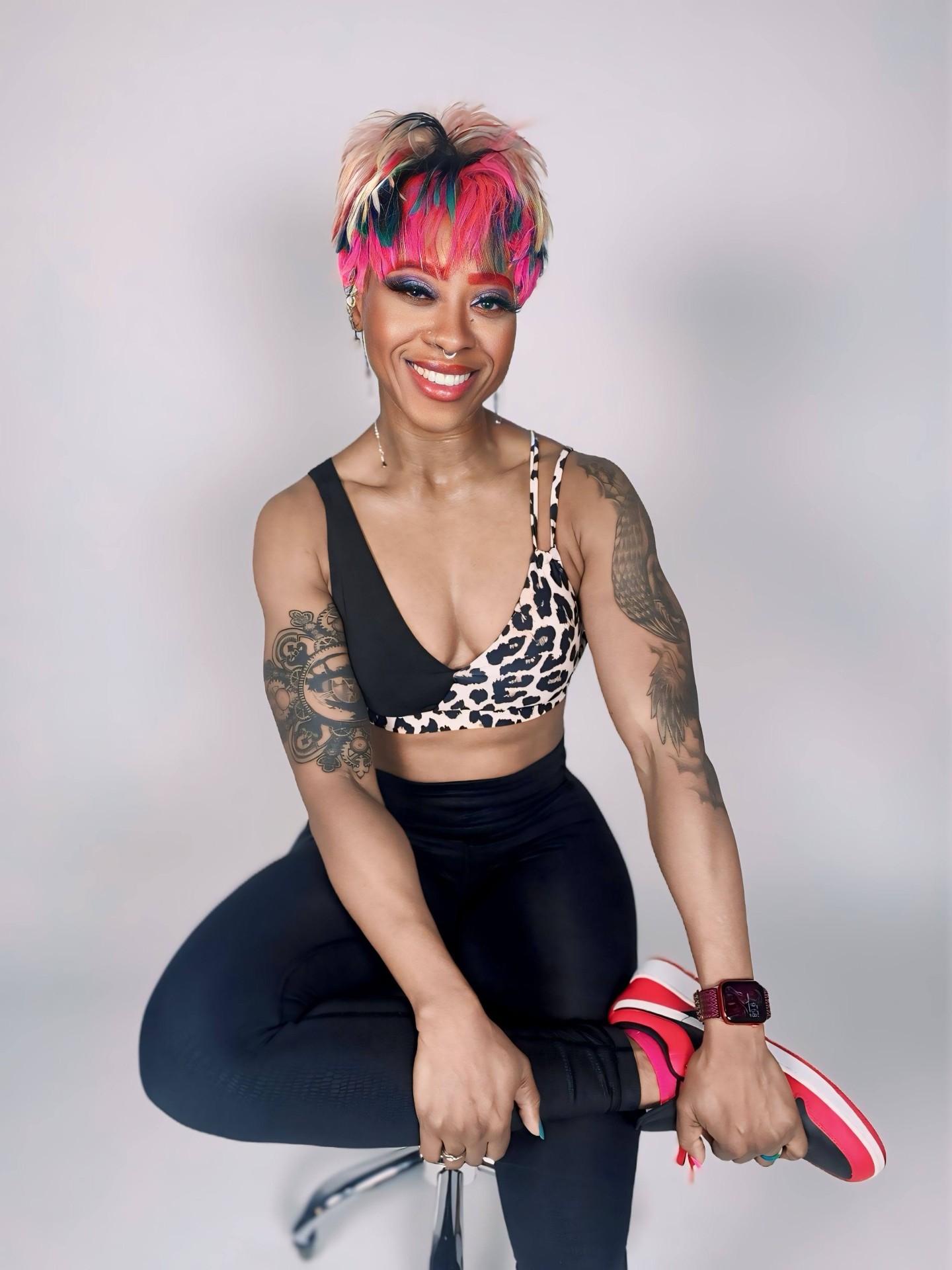 Portrait of Coach Roxy, founder of StretchPlusFlex